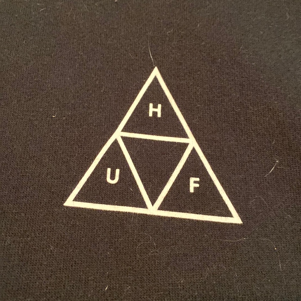 HUF Black Pull Over Hoodie Men’s XL - Picture 4 of 4